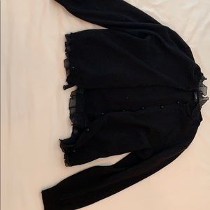 A black sweater